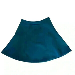 Sandro Forest Green High Waisted Skater Skirt